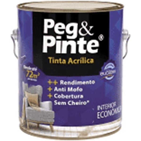 Tinta Acrílica Palha do Sertão Peg e Pinte 3,6l Eucatex