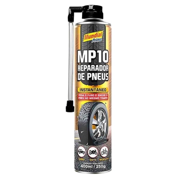 Spray Reparador Instantaneo de Furo Para Pneu 400ML MP10