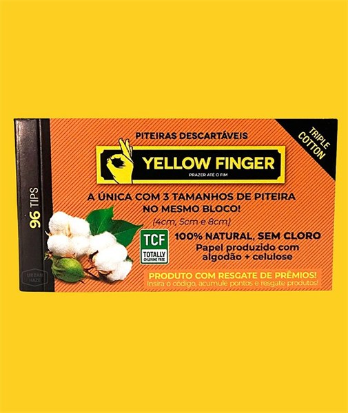 PITEIRA YELLOW FINGER TRIPLE COTTON