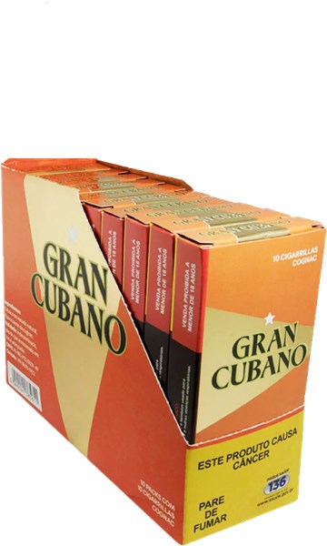 CIGARILHA C/ PITEIRA GRAN CUBANO COGNAC 10