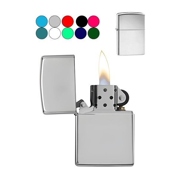 ISQUEIRO RECARREGÁVEL ESTILO ZIPPO LUATEK