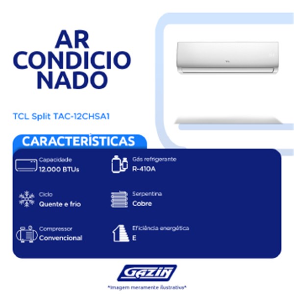 Ar Split 12.000 Tcl Hi Wall Q/f  - Tac-12chsa1 - PC / 2