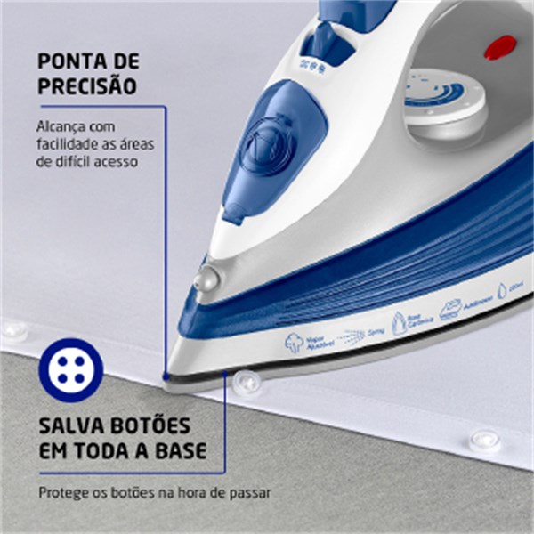 Ferro Mondial Vapor Ceramica Diamante Fvn-01-bl - 6924-01