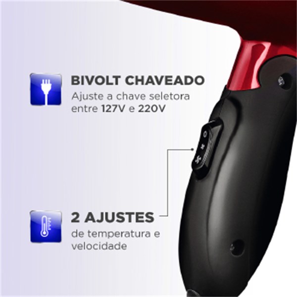Sec De Cabelo Max Travel Mondial 1200w Sc-10 - 4080-01