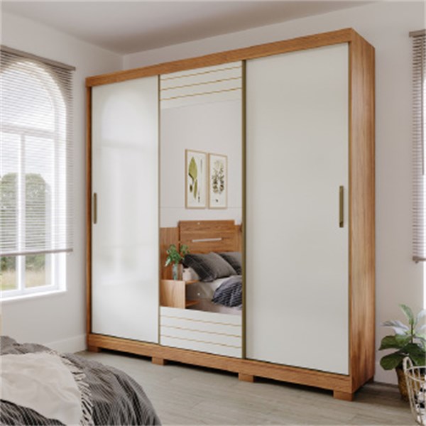 Roupeiro Panan Buzios 100  Mdf 3pts 4 Gvs - 40010129-0172 - PC / 4