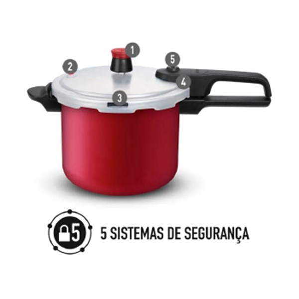 Panela De Pressao Rochedo Segura Fec. Ext 4,5l  - 9295305482