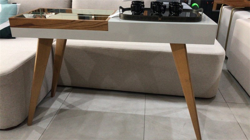 APARADOR IMPERIAL COM BANDEJA OFF WHITE 1,20M