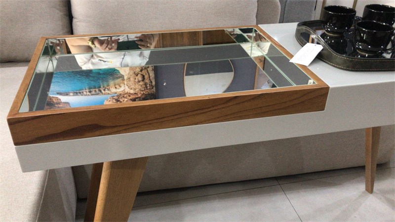 APARADOR IMPERIAL COM BANDEJA OFF WHITE 1,20M