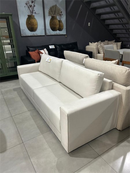 SOFA FIXO HIT 230 CM 226 LINHO AREIA