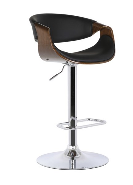 BANQUETA NICOLE BASE DISCO PU PRETO
