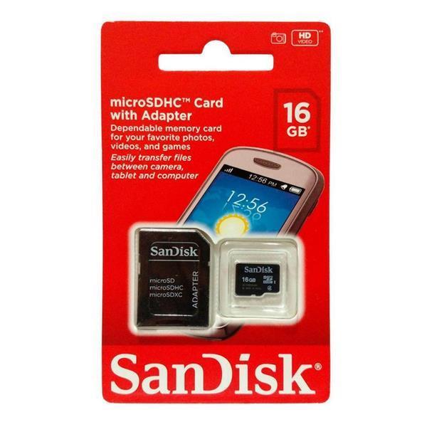 Cartão de Memória 16GB - Sandisk