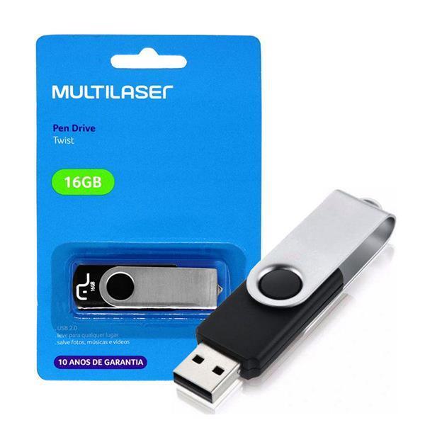 Pen Drive 16GB Twist PD588 - Multilaser