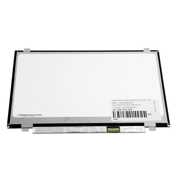 Tela 14" Led Slim 30 Pinos 1366x768 - Fixação Superior e Inferior - Brilhante - N140BGE E43