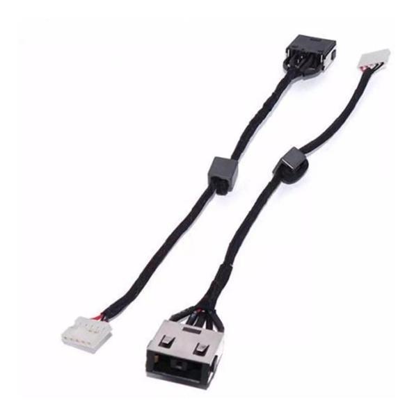 Conector Dc Jack Para Notebook Lenovo G40-30 G40-70 G40-45 G40-75 - Retangular USB - 11x4.5mm - Com Cabo