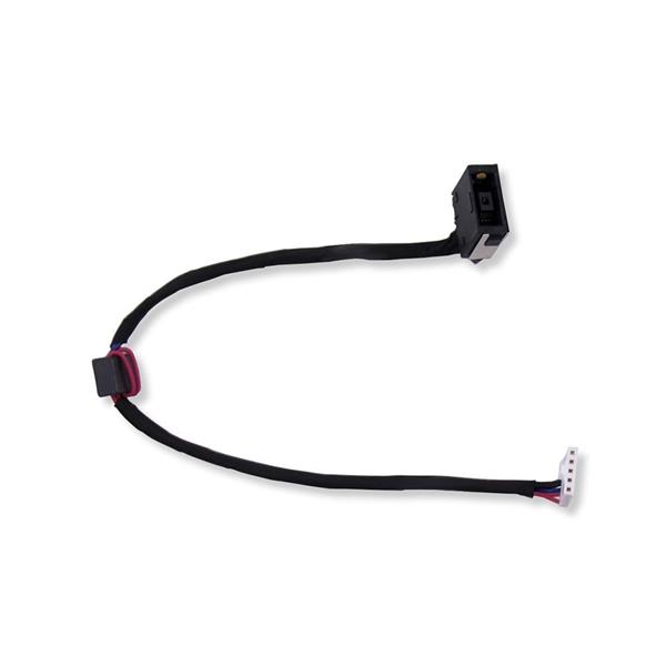 Conector Dc Jack Para Notebook Lenovo G40-30 G40-70 G40-45 G40-75 - Retangular USB - 11x4.5mm - Com Cabo