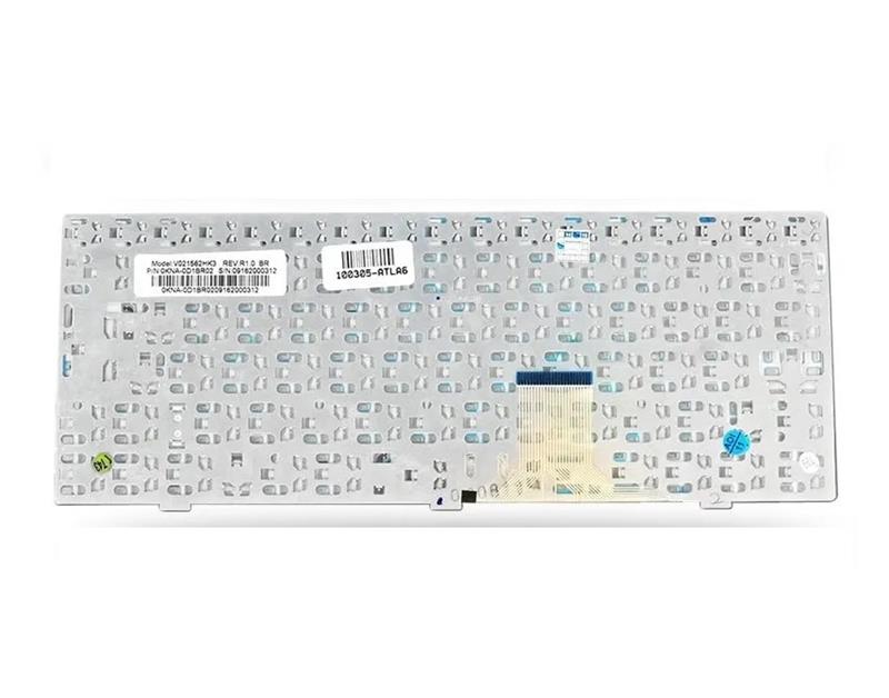 Teclado Para Netbook Asus EeePC 1000 1000H 1000HA 1002HA 1000HC 1000HD 1004 904HD Philco Phn10107 Megaware V021562ik4 V021562IS V0223DGDK3 0KN0-AC1BR01 - Branco