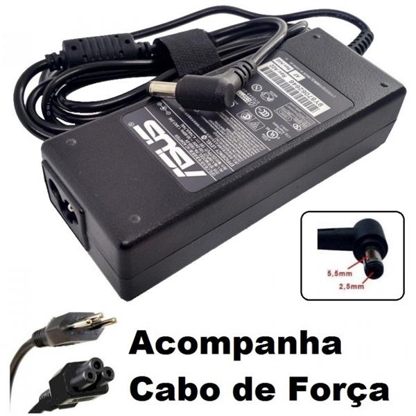 Fonte Carregador Asus 19V 4.7A 90W - 5.5x2.5mm - Logo Asus