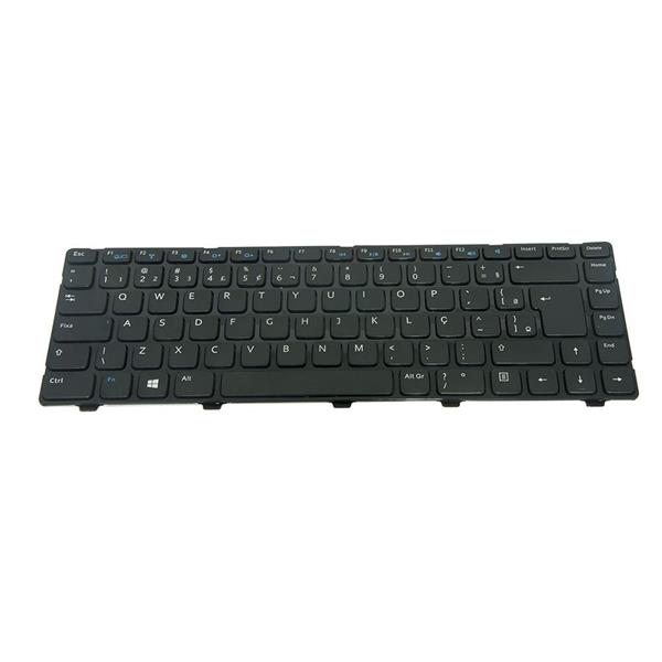 Teclado Para Notebook Dell 14-3421 2620 2630 2640 14R-5421 2628 3450 3660 5437 Vostro 1328 1528 2421 5560 - AZ - Com Moldura