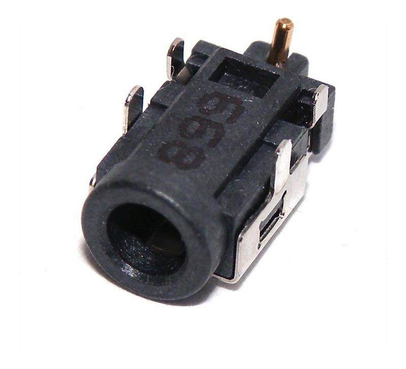Conector Dc Jack Para Notebook Positivo Stilo XC3550 XC3570 XC3650 Asus Ux21 Ux32 - 2.5x0.8mm - Sem Cabo