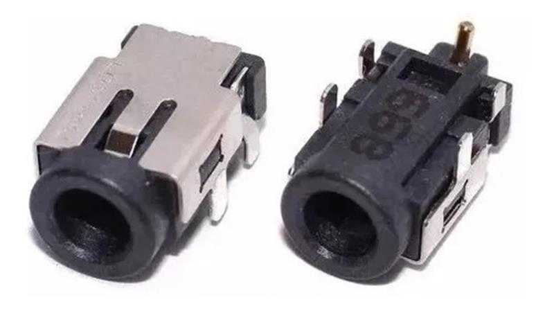 Conector Dc Jack Para Notebook Positivo Stilo XC3550 XC3570 XC3650 Asus Ux21 Ux32 - 2.5x0.8mm - Sem Cabo