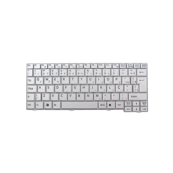 Teclado Para Netbook Sony Vaio Vpc-M11 Vpc-M12 Vpc-M13 Prata