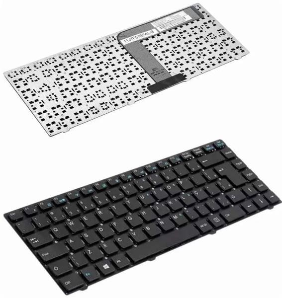 Teclado Para Notebook Philco 14A CCE U25 U45W N325 H125 F4030 STI NI-1401 NA 1402 NI 1403 CQ23 L40-30 MP-11J78PA-F51GW MP-11J78PA-8522 Philco 14L - Wifi F4 - Slim