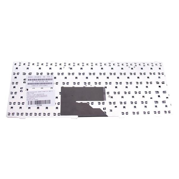 Teclado Para Notebook Semp Toshiba STI 1522 IS1555 IS1556 IS1528 ITAUTEC W7655 W7630 W7635 W7645 W7650 MP-06836PA-3595 - Preto