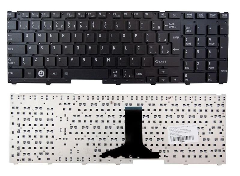 Teclado Para Notebook Toshiba Satellite P750 P755 - Sem Moldura