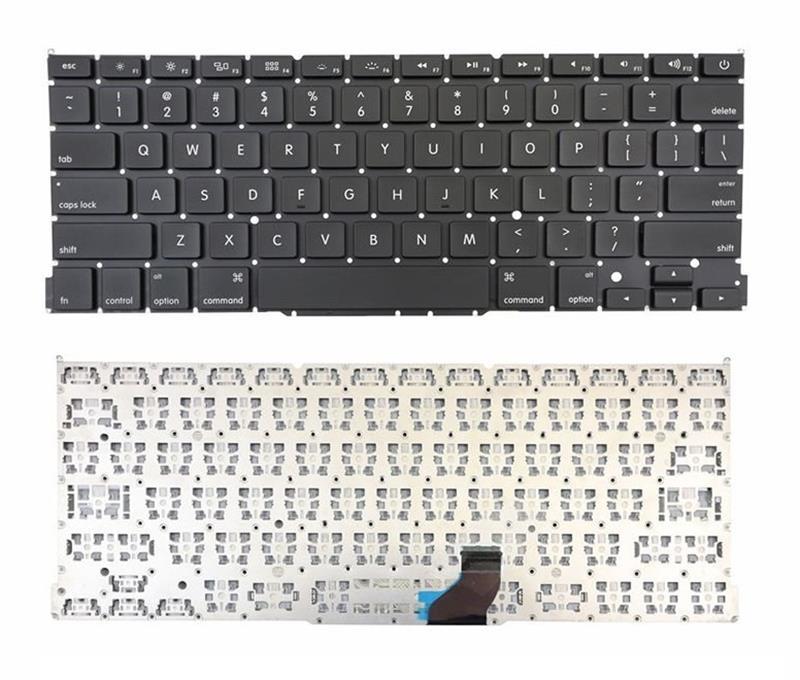 Teclado Para Apple Macbook Pro A1502 13" Retina ME864 ME866LL/A - US Inglês - Sem Moldura