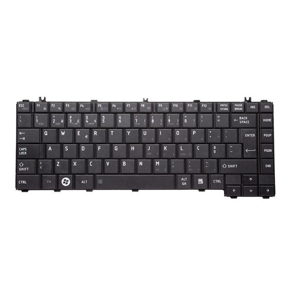 Teclado Para Notebook Toshiba Satellite C600 C640 C645 C645D L600 L600D L635 L640 L645 L735 L740 L745 - Preto