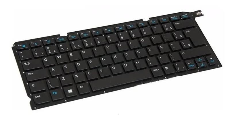 Teclado Para Notebook Dell Vostro V5460 V5470 5460 5470 5480 V14T-5470-A30 P41G MP-12G78PA-920 - Com Botão Power - Sem Moldura