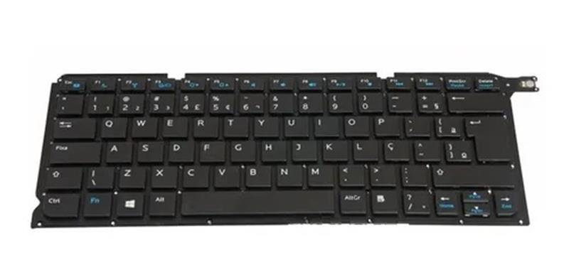 Teclado Para Notebook Dell Vostro V5460 V5470 5460 5470 5480 V14T-5470-A30 P41G MP-12G78PA-920 - Com Botão Power - Sem Moldura