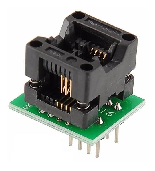 Adaptador Soquete 150Mil Smd Soic8 Sop8 Dip8 Eprom Bios