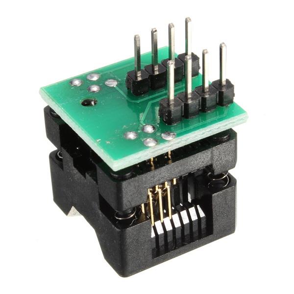 Adaptador Soquete 150Mil Smd Soic8 Sop8 Dip8 Eprom Bios