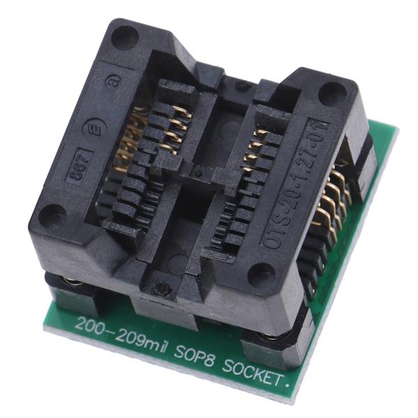 Adaptador Soquete 200-209Mil Smd Soic8 Sop8 Dip8 Eprom Bios