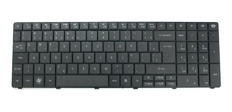Teclado Para Notebook Acer Gateway NE56R NE56R22B NV51B NV-51B NV53A NV-53 NV53A36U NV55C NV59A NV55C ID59 ID58 NV-79 PEW91 NV50A NV73A Q5WPH - Botão Boneco - Wifi F3