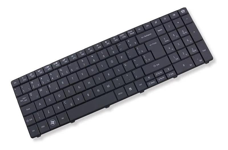 Teclado Para Notebook Acer Gateway NE56R NE56R22B NV51B NV-51B NV53A NV-53 NV53A36U NV55C NV59A NV55C ID59 ID58 NV-79 PEW91 NV50A NV73A Q5WPH - Botão Boneco - Wifi F3