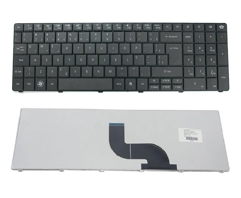 Teclado Para Notebook Acer Gateway NE56R NE56R22B NV51B NV-51B NV53A NV-53 NV53A36U NV55C NV59A NV55C ID59 ID58 NV-79 PEW91 NV50A NV73A Q5WPH - Botão Boneco - Wifi F3