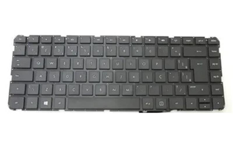 Teclado Para Notebook HP Pavilion 14-B 14-B065BR Ultrabook 14 Sleekbook 14 - Sem Moldura - Preto