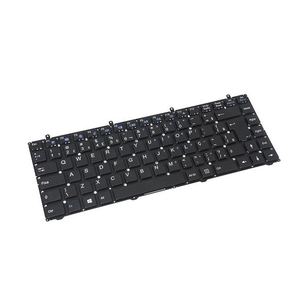 Teclado Para Notebook Positivo XS3210 Philco 14M Itautec W7530 MP-12R78PA-430 - Sem Moldura - Preto