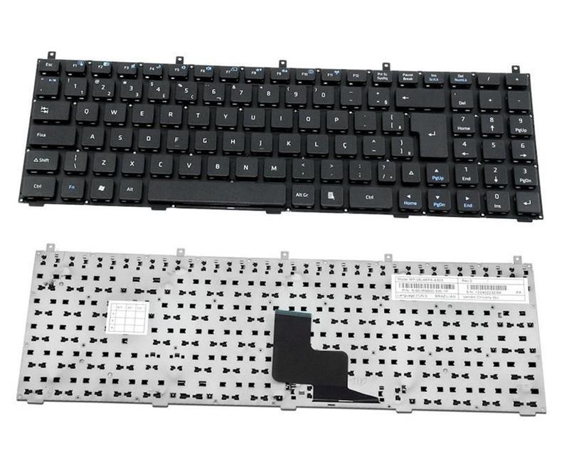 Teclado Para Notebook Philco 15A Positivo SIM+ 2000 E 2500 - Sem Moldura - Preto