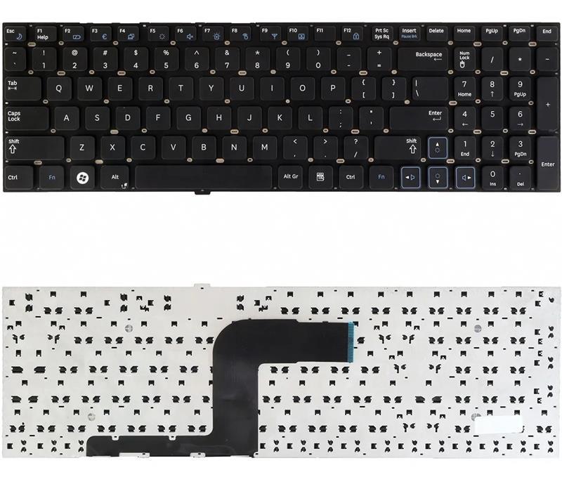 Teclado Para Notebook Samsung NP-RV511 NP-RV515 NP-RV520 RV520 V123060BK1 BR - Sem Moldura - Preto