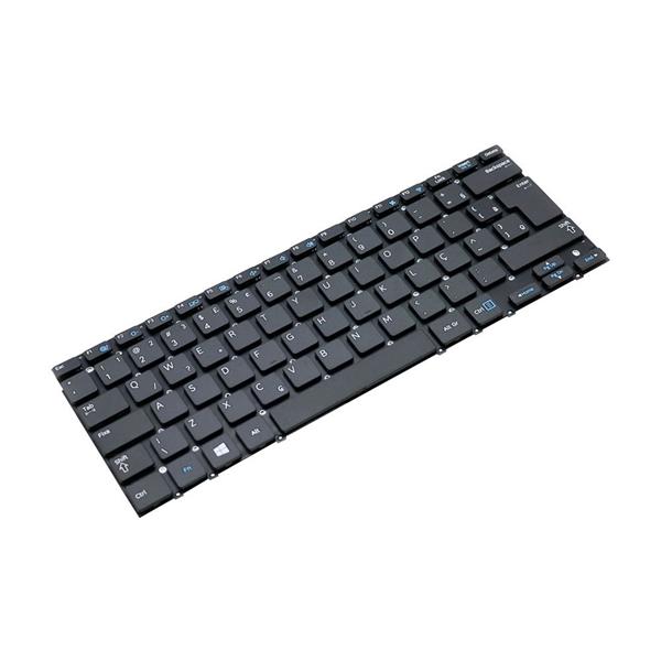 Teclado Para Notebook Samsung NP530U3C NP530U3B - Sem Moldura - Preto