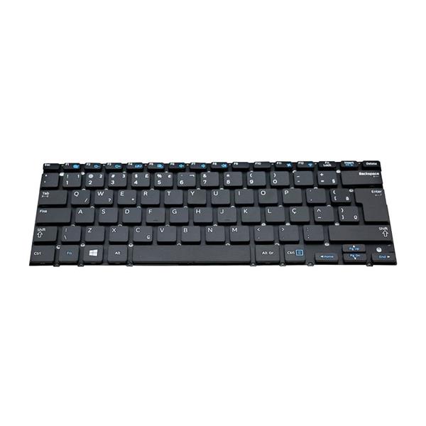 Teclado Para Notebook Samsung NP530U3C NP530U3B - Sem Moldura - Preto