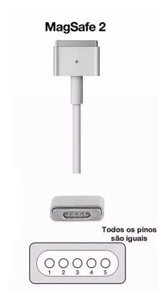 Fonte Carregador Apple Macbook White 16.5V 3.65A 60W - MagSafe 1 (Tipo T)