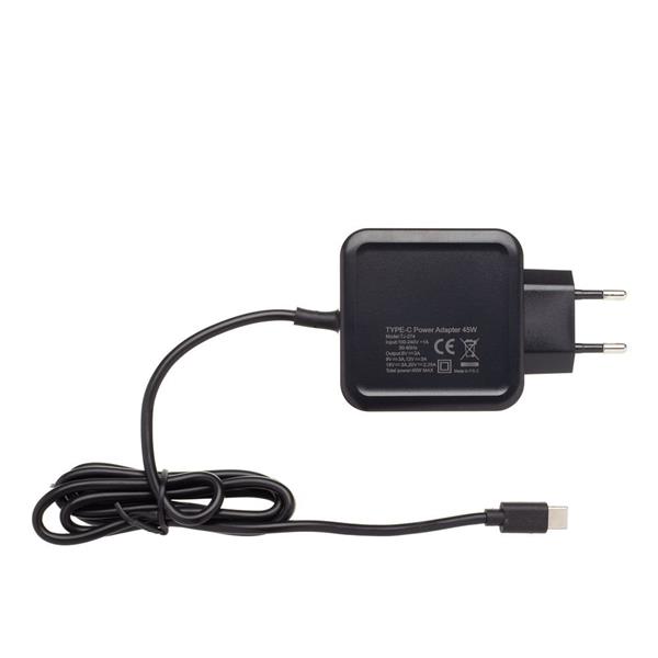 Fonte Carregador Tipo C Type C - 20V 12V 15V 5V - 2A 2.25A 3A - 45W - Tipo C 45W