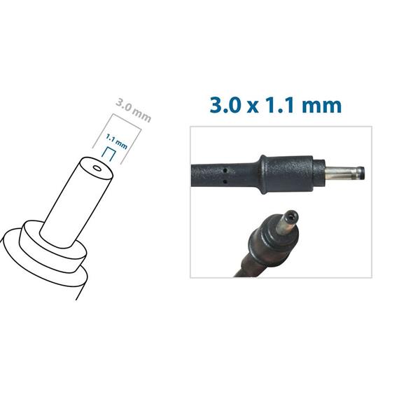 Fonte Carregador Samsung 19V 2.1A 40W - 3.0x1.1mm - Samsung Ultrabook Plug Fino - FT119 FT175 FT027