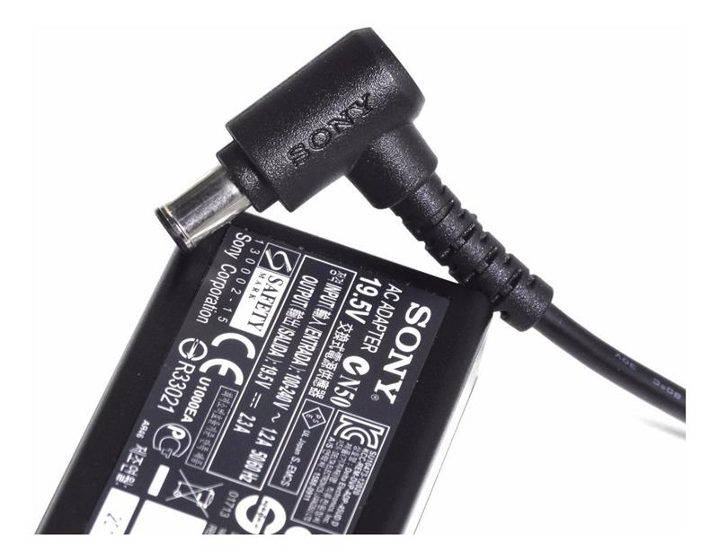 Fonte Carregador Sony Vaio 19.5V 2.3A 45W - 6.5x4.4mm - Logo Sony