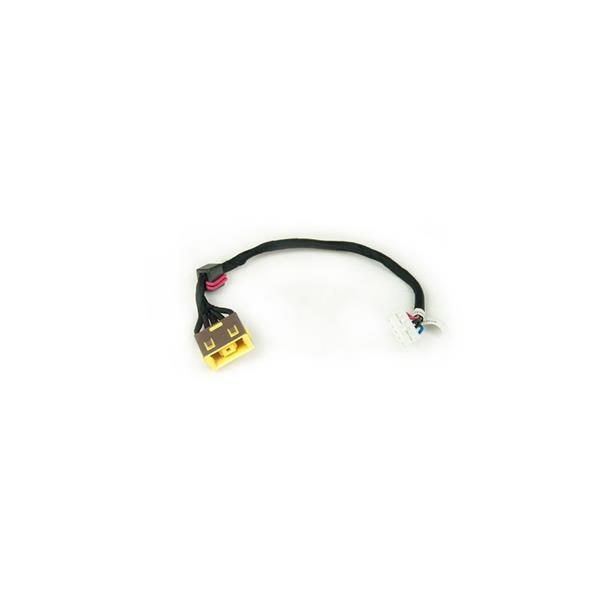 Conector Dc Jack Para Notebook Lenovo Ideapad G400S G405S Dch186 - Retangular USB - 11x4.5mm - Com Cabo