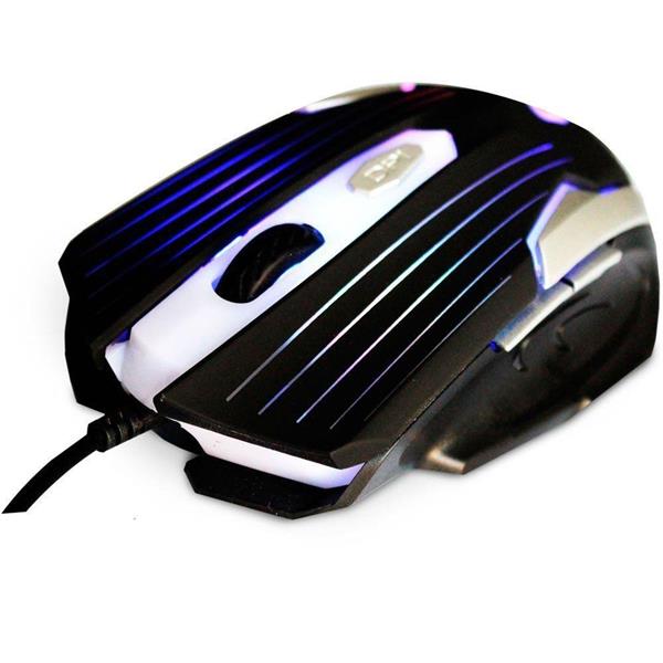 Mouse Gamer USB 2400DPI - Preto-Prata - MG-11 - C3Tech